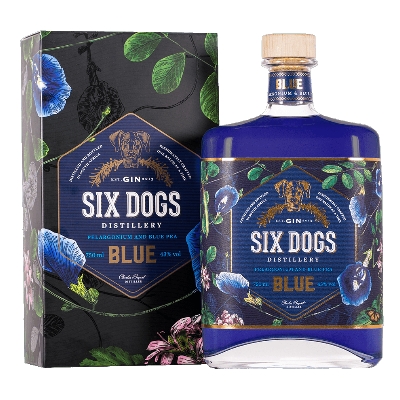 Six Dogs Blue Gin 六犬 藍色琴酒 | 750ml NT$2,550 [43%] 1