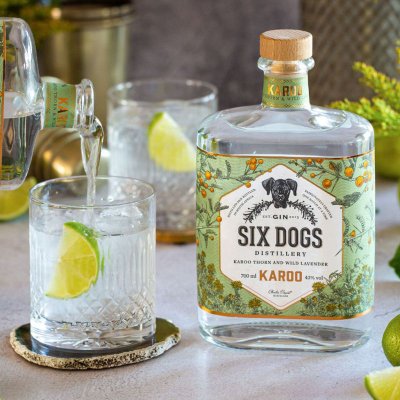 Six Dogs Karoo Gin 六犬 卡魯沙漠琴酒 | 750ml NT$2,600 [43%] 2